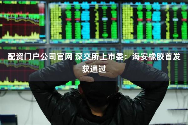配资门户公司官网 深交所上市委：海安橡胶首发获通过